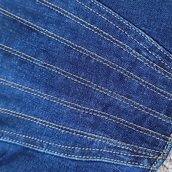 NWT Banana Republic cropped denim corset, size 12 - Picture 10 of 16